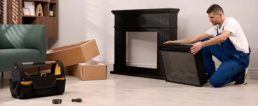 Old Rusted Metal Fireplace Repair And Replacement in Mount Vernon, NY
